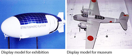 Display model for exhibition, Display model for museum